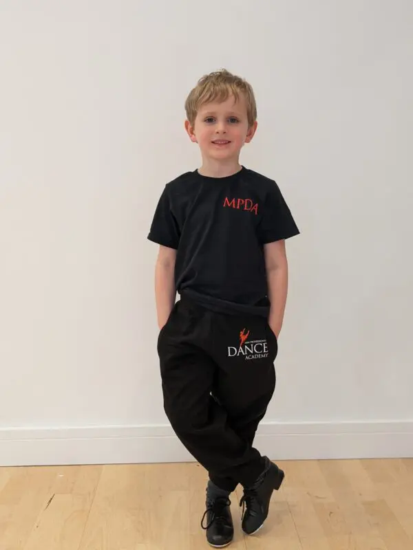 Unisex Black Joggers - Image 2